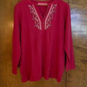 Woman Within Long Sleeve with buttons